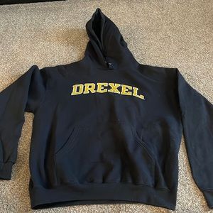 Mens Black Drexel Hoodie